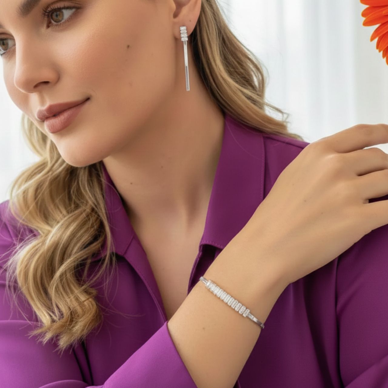 Brinco e Pulseira