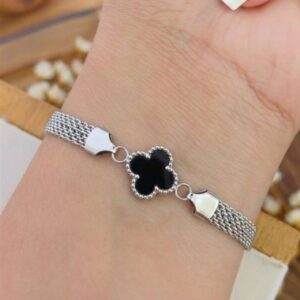Pulseira Trevo Prata