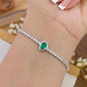 Pulseira Gota Strass