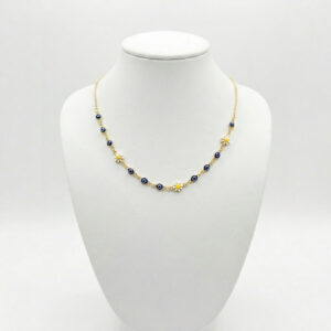 Choker Olho Grego Margaridas